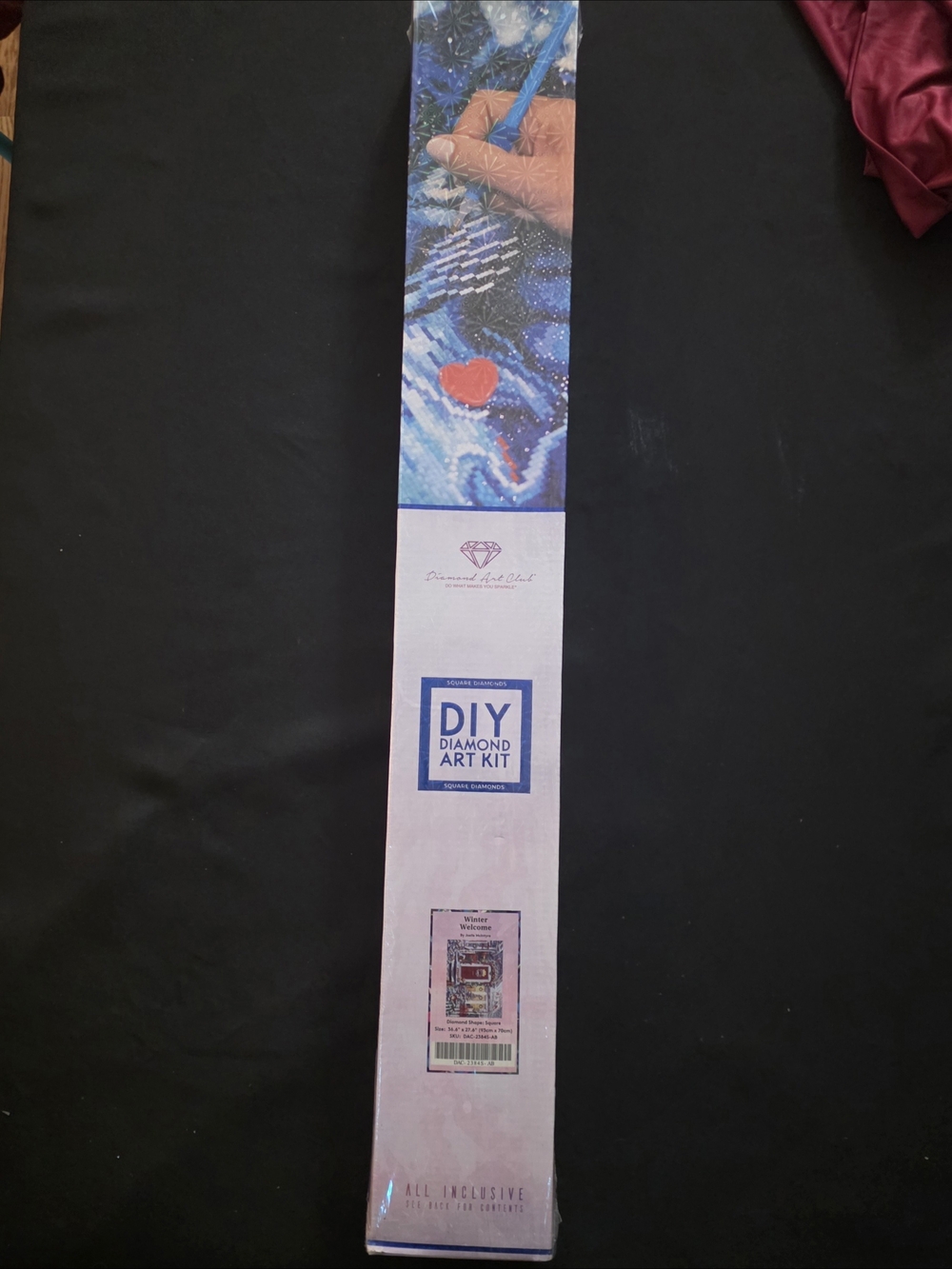 New Sealed DIY Diamond Art Club Kit Winter Welcome by Joelle McIntyre 36" X 27"